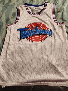 Space‎ Jam Looney Tunes Basketball Jersey Tune Squad White Men’s  Medium